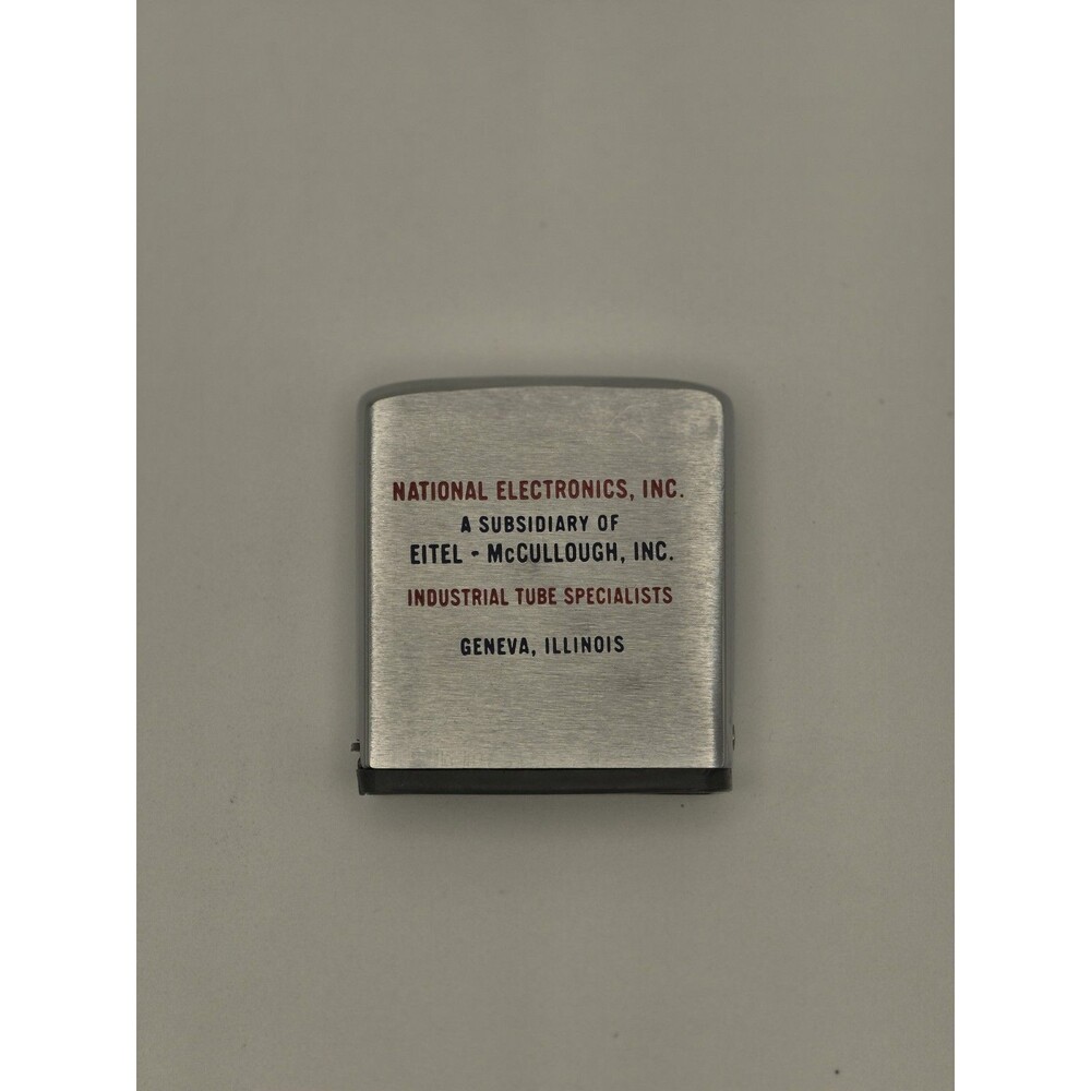 Zippo Vintage Tape Measure "National Electronics Inc"